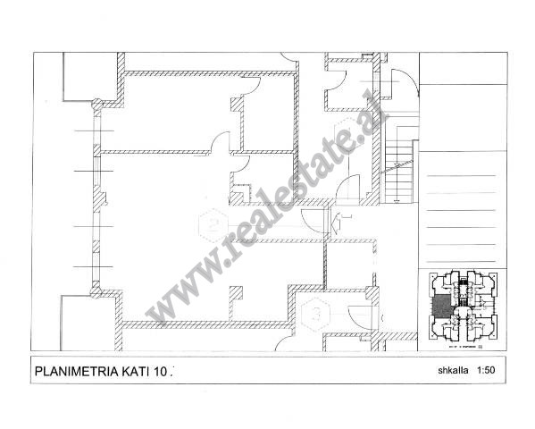 Ambient per zyra me qera ne qender te Tiranes